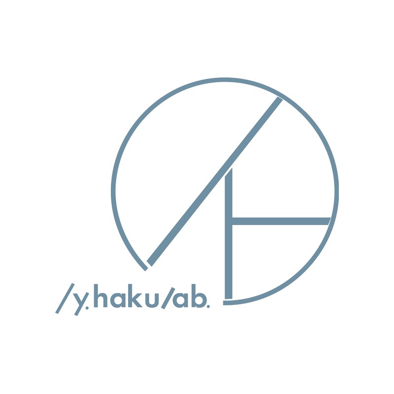 /y.haku lab. ロゴ